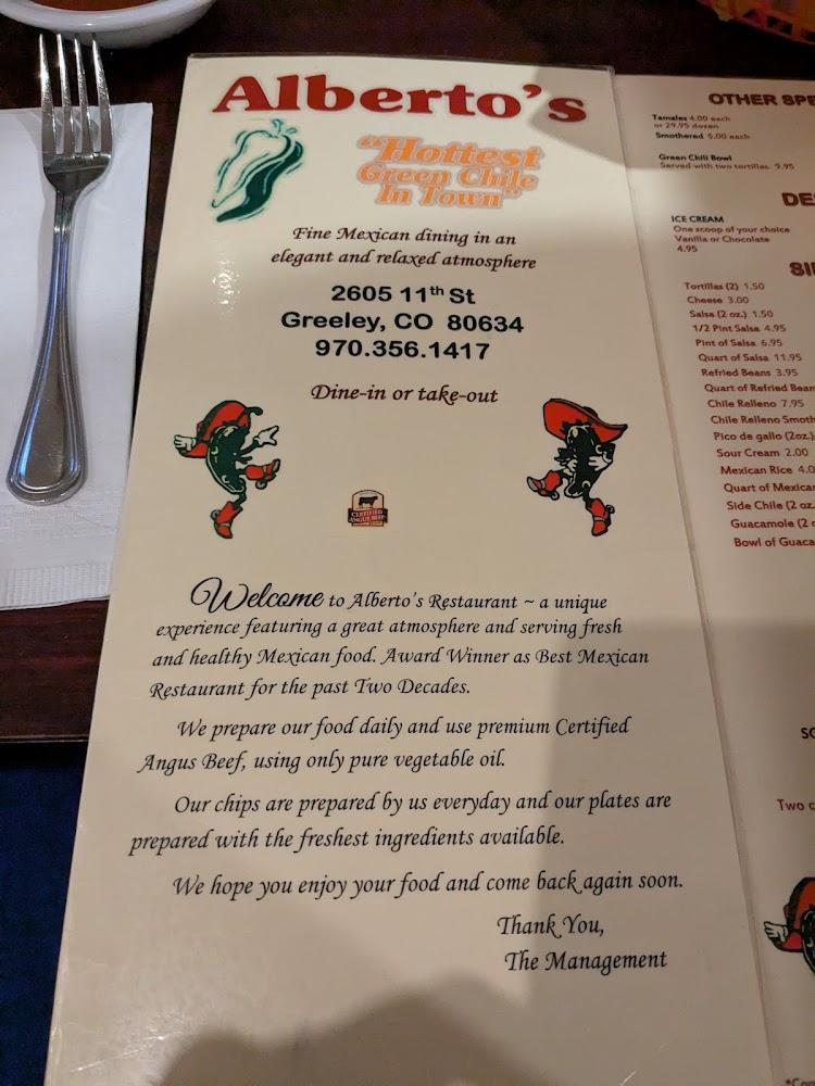 Alberto's restaurant Menu image 4